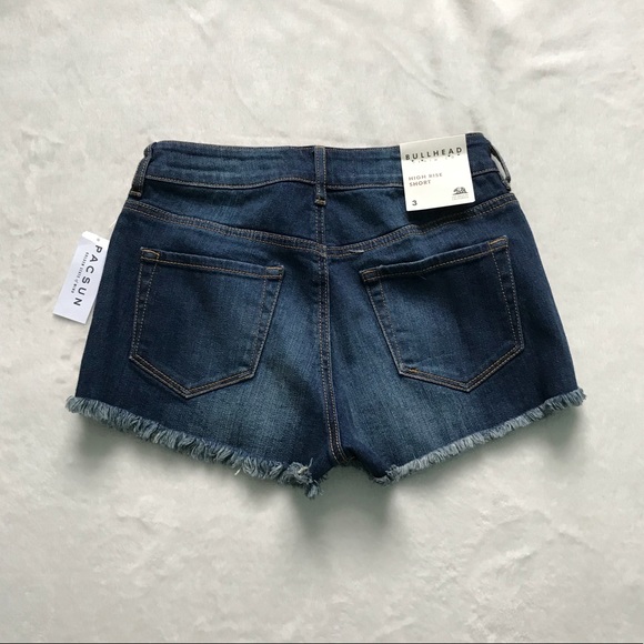PacSun Bullhead High-Rise Denim Shorts - Picture 2 of 2